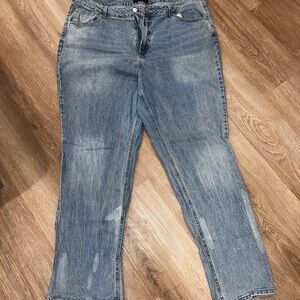 Fashion Nova Blue Boot Cut Jeans